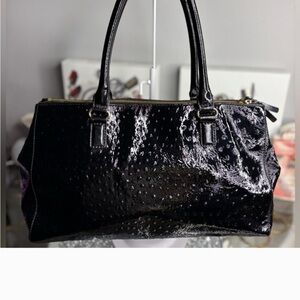 Kate Spade Shiny Black Shoulder Bag